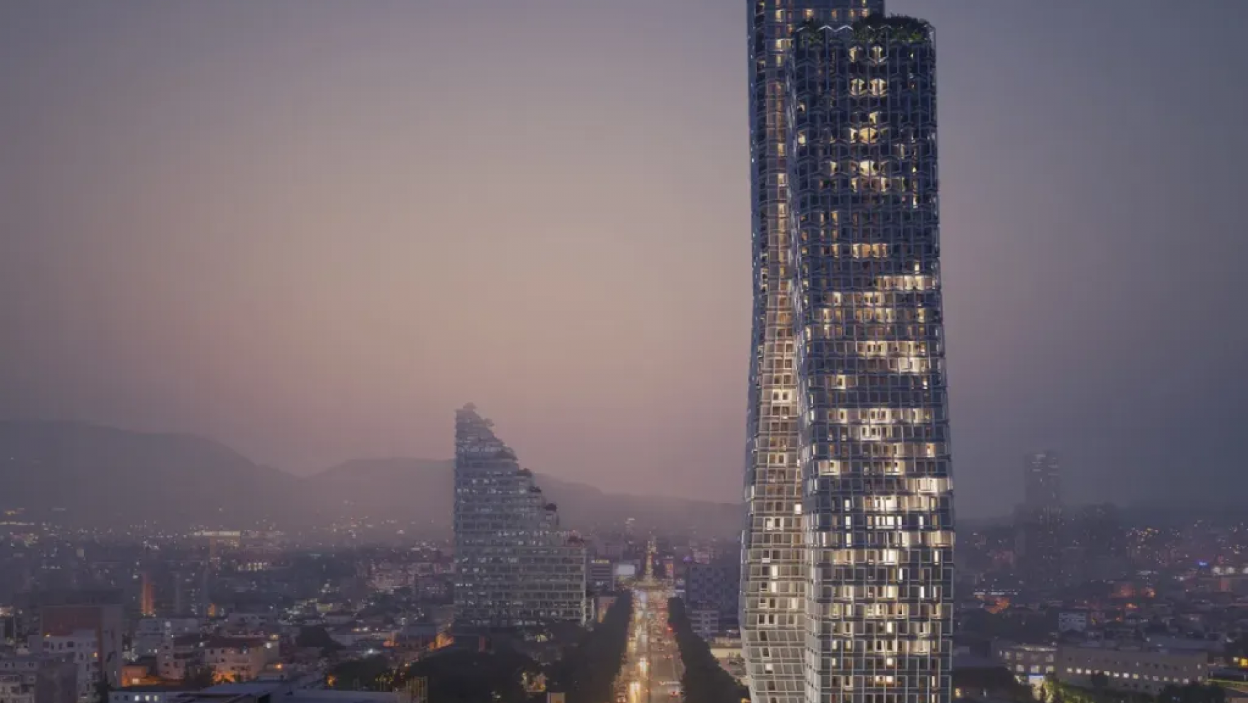 Torre Bond, un edificio residencial y hotel de 50 pisos que parece engañar a la vista